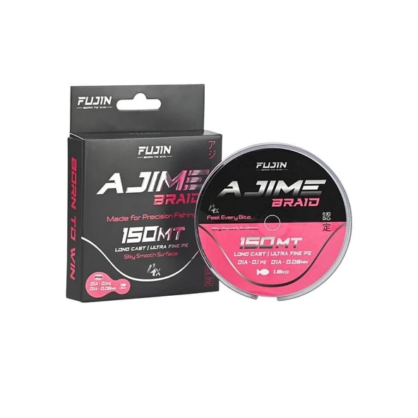 Fujin Ajime Braid 4x 150mt Pink İp ürün görseli 1