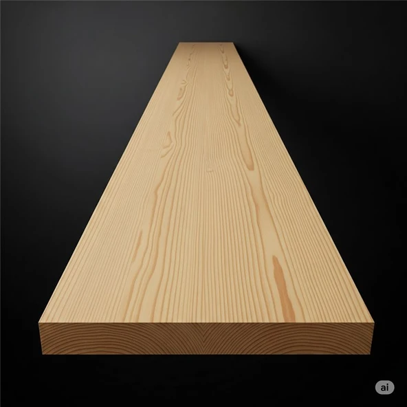 Silinmiş Sibirya Çam 2. Sınıf -300*25*5 - Resim 2