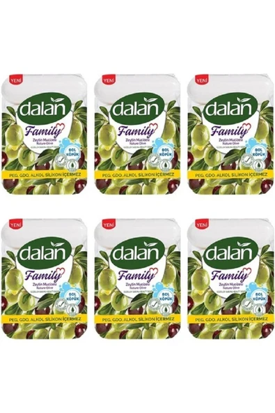 Dalan Güzellik Sabunu 4 X 75 Gr Zeytin Mucizesi X 6 Paket ürün görseli 1