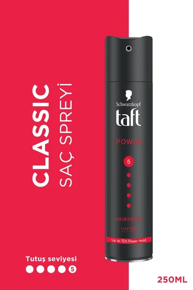 Taft Power Caffein Saç Spreyi No:5 250 Ml - Resim 2