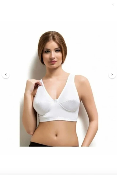 2'li Set SİYAH-BEYAZ BİR ARADA %100 Pamuk Penye Yarım Atlet Lambada Sütyen Tutku (Ekonomik Paket) ürün görseli 1