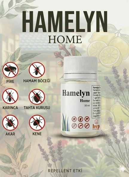 Hamelyn Home Çok Amaçlı Haşere İlacı 50ml  Doğal Konsantre, Tahtakurusu Karınca Pire Hamam Böceği ürün görseli 1