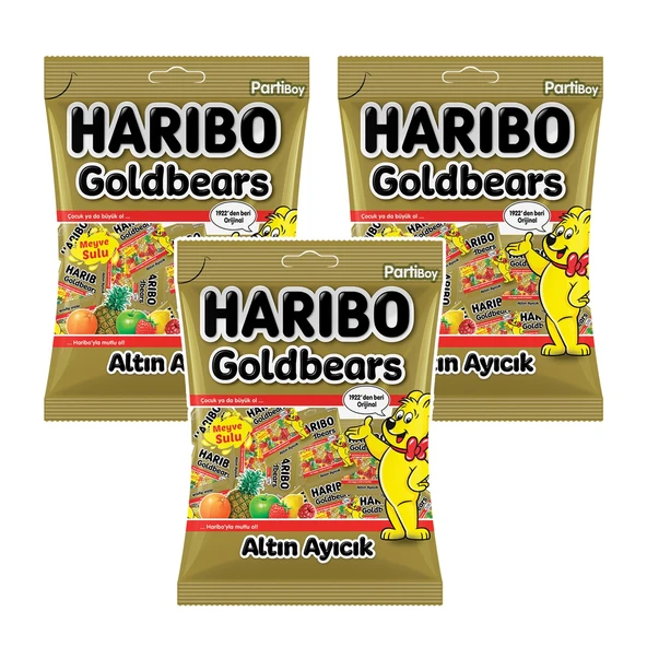 Haribo Altın Ayıcık 200 gr Parti Boy x 3 Adet ürün görseli 1
