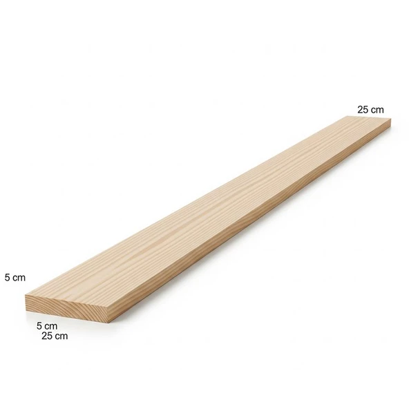 Silinmiş Sibirya Çam 2. Sınıf -300*25*5 - Resim 3