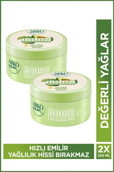 Arko Nem Besleyici Bakım Kremi Avokado 2x250 Ml ürün görseli 1