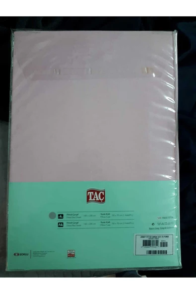 Taç Jersey Fıtted Penye Çarşaf Seti Tek Kişilik 100x200 ürün görseli 1