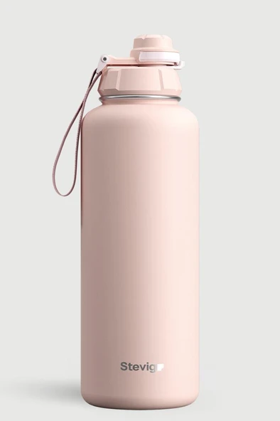 Stevig 1 Hand Leak-Proof Sızdırmaz Çelik Termos 1500 ML Icy Pink ST-255 ürün görseli 1