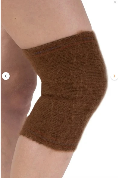%100 Doğal Yün Termal Dizlik - Destekleyici - Unisex (2 Adet / 1 Çift) ürün görseli 1