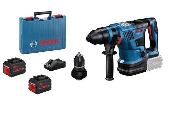 Bosch GBH 18V-34 CF 2x12.0Ah Procore Çift Akülü Kırıcı Delici ürün görseli 1