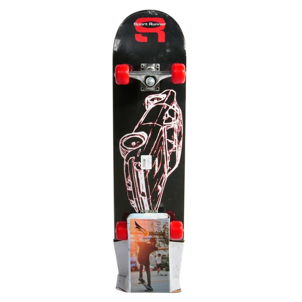Xslide SkateBoard Kaykay-KIRMIZI-SİYAH ürün görseli 1