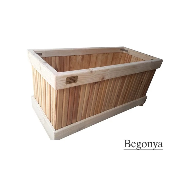 Ahşap Saksı ; Begonya 150X30x45 ürün görseli 1