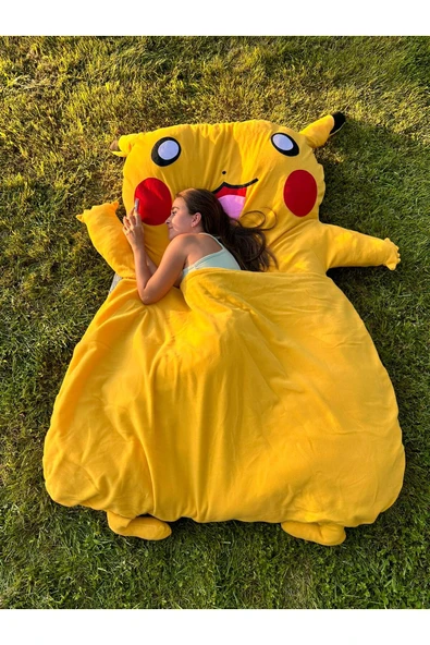 Beşik Kostüm Pokemon Yer Minderi (Pikachu Yer Yatağı) ürün görseli 1