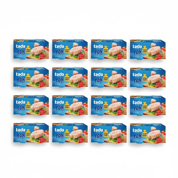 Tada Ayçiçek Yağlı Klasik Ton Balığı 160 gram 32 li Paket - Doğal Lezzet ürün görseli 1