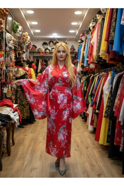 Beşik Kostüm Japon Kimono Kostümü Yetişkin ürün görseli 1