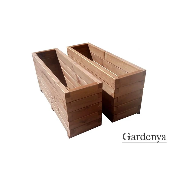 Ahsap Saksı ; Gardenya 150X45x55 ürün görseli 1