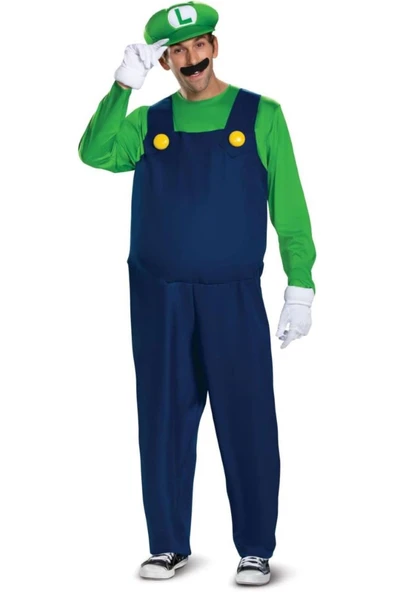 Beşik Kostüm Super Mario Luigi Kostümü ürün görseli 1