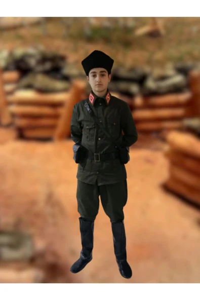 Beşik Kostüm Çanakkale Çocuk Komutan Kostümü ürün görseli 1