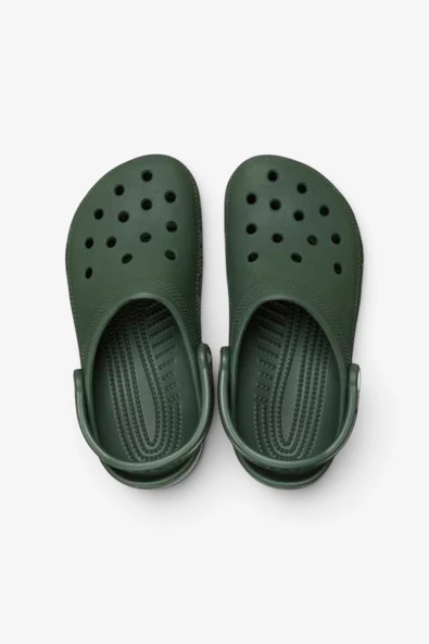 Crocs   Classic Uniseks Yeşil Terlik - 10001 - Resim 5