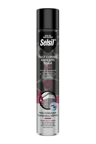 Selsil Şişmeyen Köpük 750 ML 845 GR TABANCALI ürün görseli 1