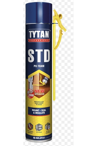 Tytan std pipetli köpük montajı ısı ve ses yanıltımı 750 ml tam dolum 16 adet ürün görseli 1