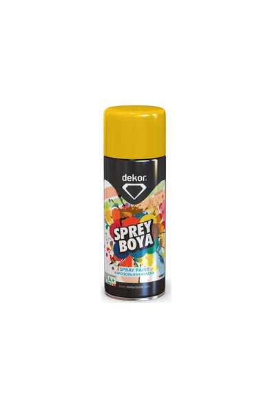 Dekor Taksi Sarısı Sprey Boya 676 ürün görseli 1