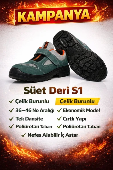 ADESAN İŞ AYAKKABISI 40 NO YAZLIK ürün görseli 1