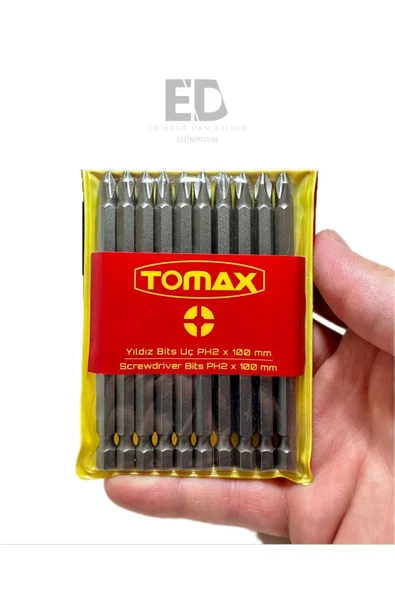Tomax Yıldız Vialama Uç Ph2x100mm 1 Paket (10) Adet ürün görseli 1