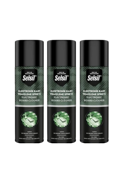 Selsil Elektronik Kart Temizleme Spreyi 500 ml 3 AD ürün görseli 1