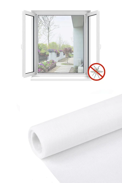 Yapışkanlı Sineklik 130x150 Çift Kanat Arı Böcek Haşere Önleyici Büyük Boy Kapı Pencere Sinek Tutucu ürün görseli 1