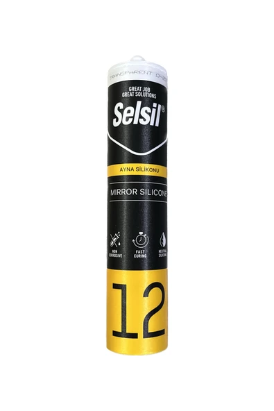 Selsil Ayna Silikonu Şeffaf 310 Ml ürün görseli 1