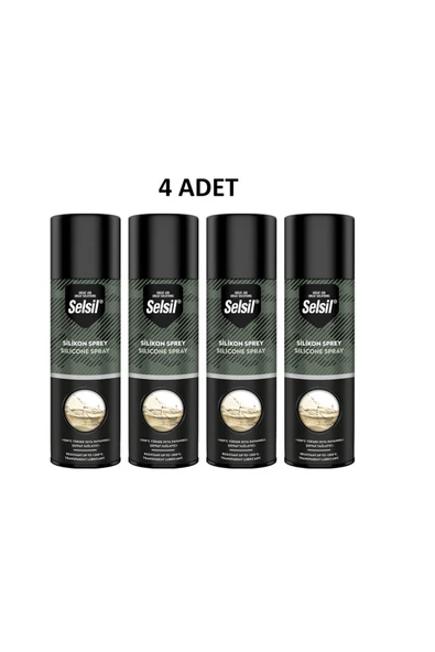 Selsil Silikon Sprey 200 Ml 4 Adet ürün görseli 1