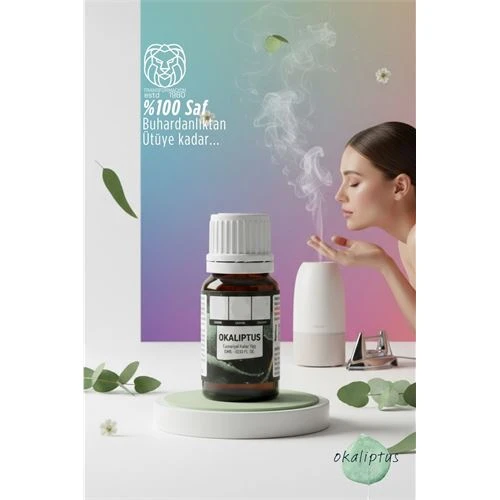 %100 Saf ve Yoğun Okaliptus Çiçeği Esansı -Ütü Buhardanlık ve Koku Makineleri İçin 10 ml ürün görseli 1