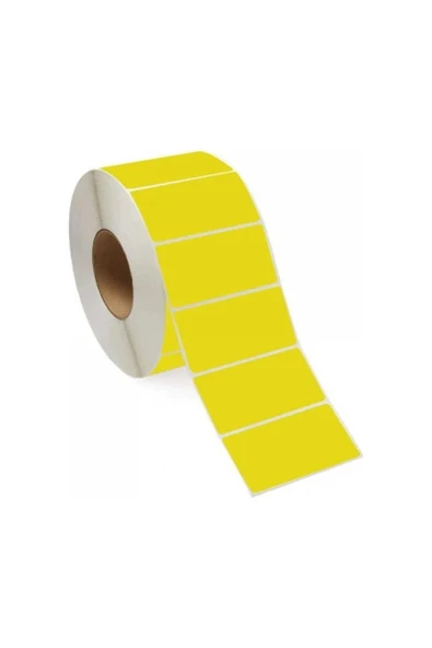 Ender 1. Sınıf 40X60 Termal Sarı Eczane Ilaç Tarif Etiketi 500 lü ürün görseli 1