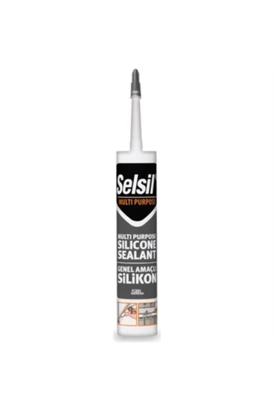 Selsil Silikon 280 gram Şeffaf 12 Adet ürün görseli 1