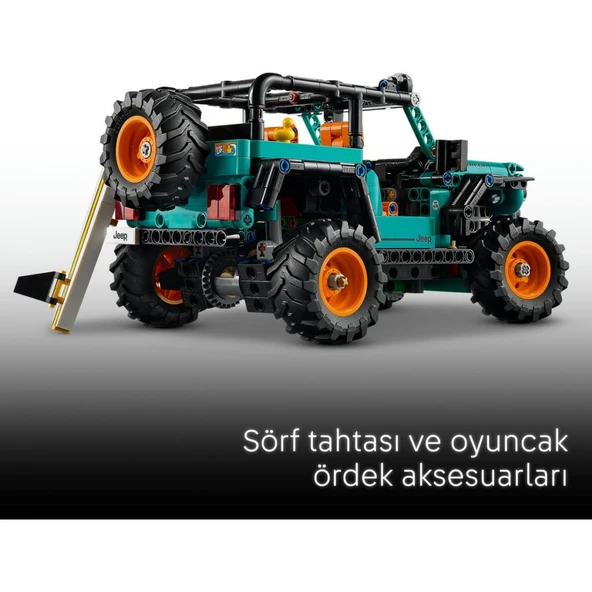 LEGO 42227 Technic™ Jeep® Wrangler Rubicon Suv - Resim 8