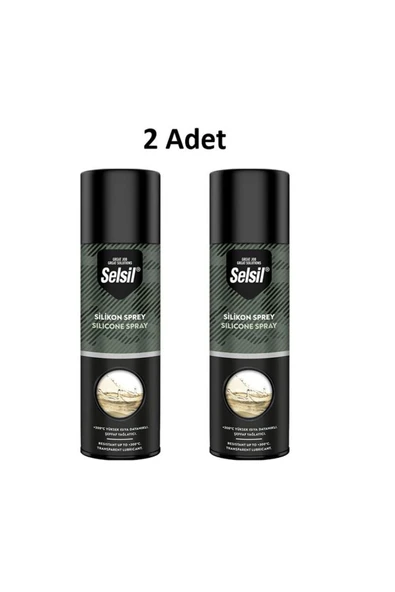 Selsil Silikon Sprey 200 Ml 2 Adet ürün görseli 1