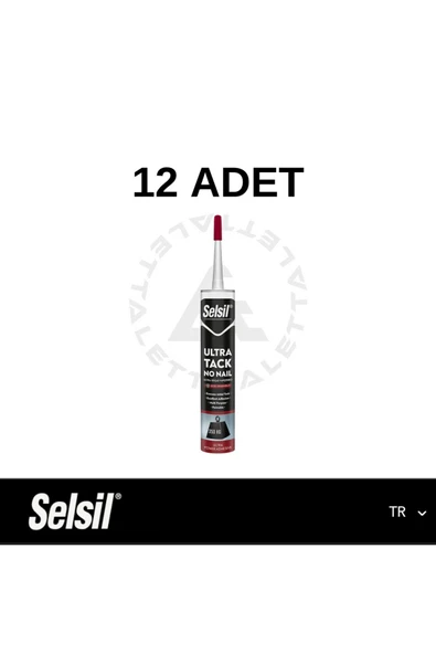 Selsil Ultra Tack Güçlü Montaj Yapıştırıcı (12 ADET) ürün görseli 1
