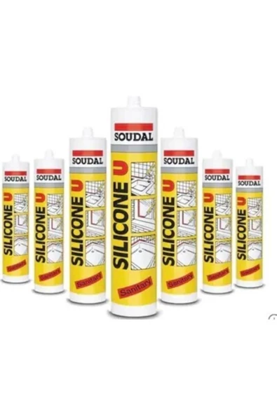 Soudal Silikon Şeffaf 280gr 1ad ürün görseli 1