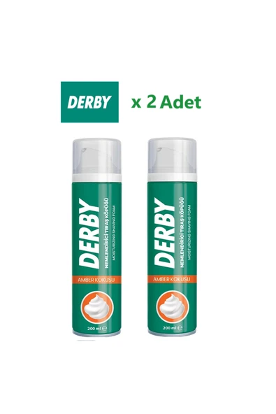 Derby Tıraş Köpüğü Amber Kokusu 200 ml X 2 Adet ürün görseli 1