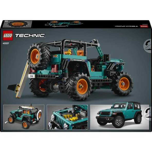 LEGO 42227 Technic™ Jeep® Wrangler Rubicon Suv - Resim 4