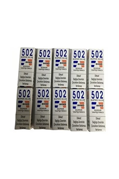 EvoBond 502 Japon Yapıştırıcısı 20gr 10 Adet ürün görseli 1