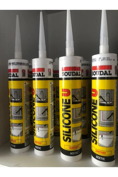 Soudal Silikon 280g X12 ad Şeffaf ürün görseli 1