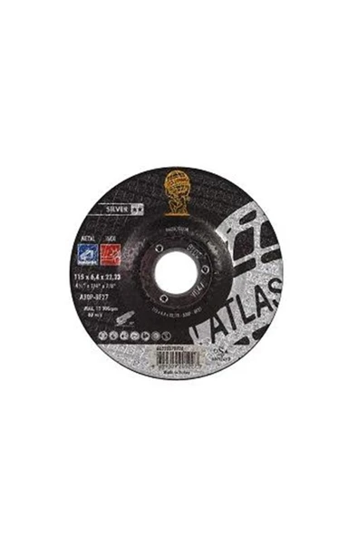 Atlas Zımpara Atlas Taşlama Taşı 115x6.4x22.23 (METAL/İNOX) ürün görseli 1