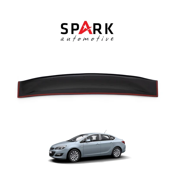 Opel Astra J Sedan 2012-2018 Yıl Aralığı Uyumlu Arka Cam Üstü Spoyler ürün görseli 1