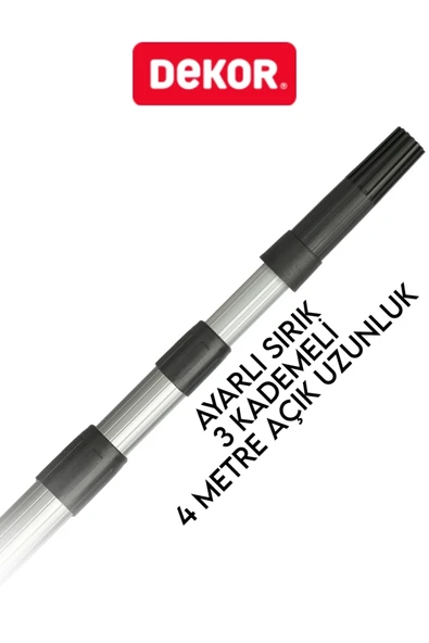 Dekor Ayarlı Alüminyum Hafif Sırık 4 M 1296 ürün görseli 1