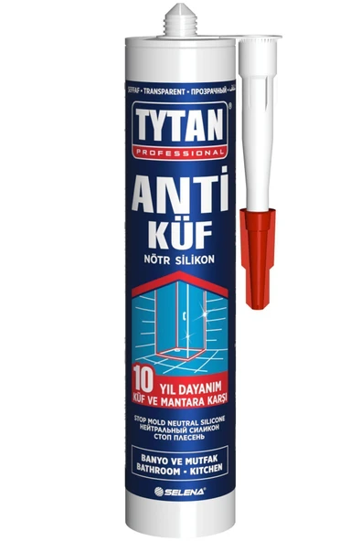 TYTAN Anti Küf Duşakabin Nötr Silikon Kokusuz Şeffaf 280 ml Küf (KÜF YAPMAYAN SİLİKON) ürün görseli 1