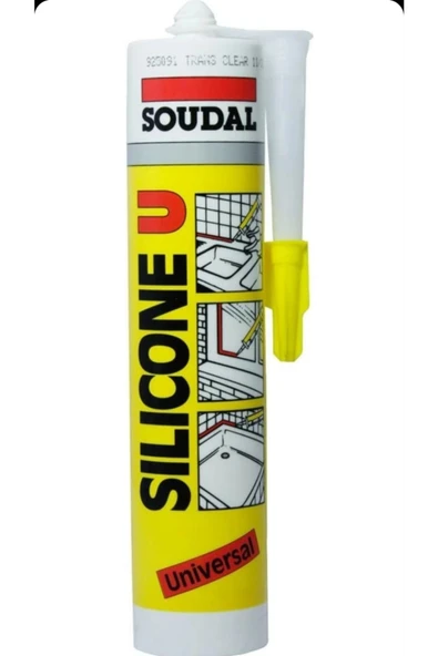 Soudal Silikon Şeffaf 280 Gr 3 Adet ürün görseli 1