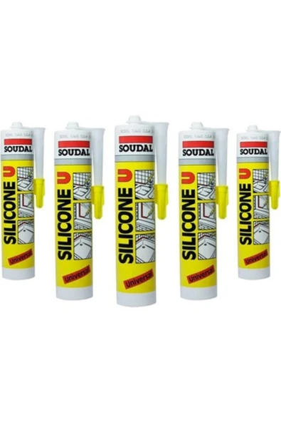 Soudal SİLİKON ŞEFFAF (SOUDAL) 5 ADET ürün görseli 1