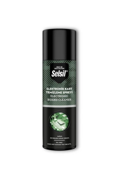 Selsil 500 ml Elektronik Kart Temizleme Spreyi   Board Cleaner Yağsız Kolay Uygulanabilir Berrak ürün görseli 1