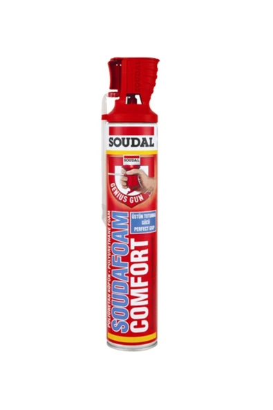 Soudal Köpük Comfort Soudafoam Poliüretan Montaj Köpüğü Pencere Kapı Çatlak Dolgu Köpüğü 750ml. ürün görseli 1